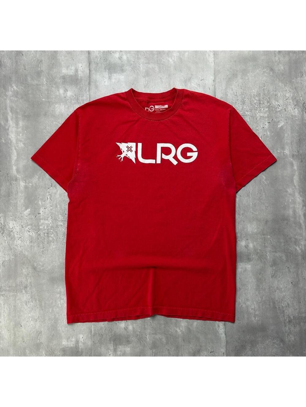 Y2K Red LRG Grunge Skater Gothic T-Shirt